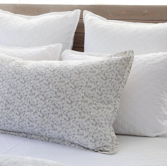 June - Ocean/Grey Shams by Pom Pom at Home