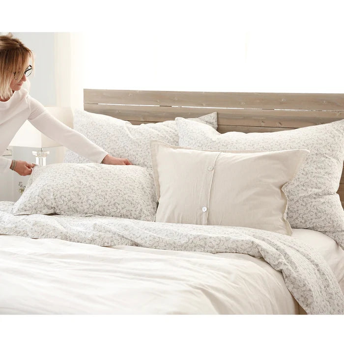 June - Ocean/Grey Shams by Pom Pom at Home
