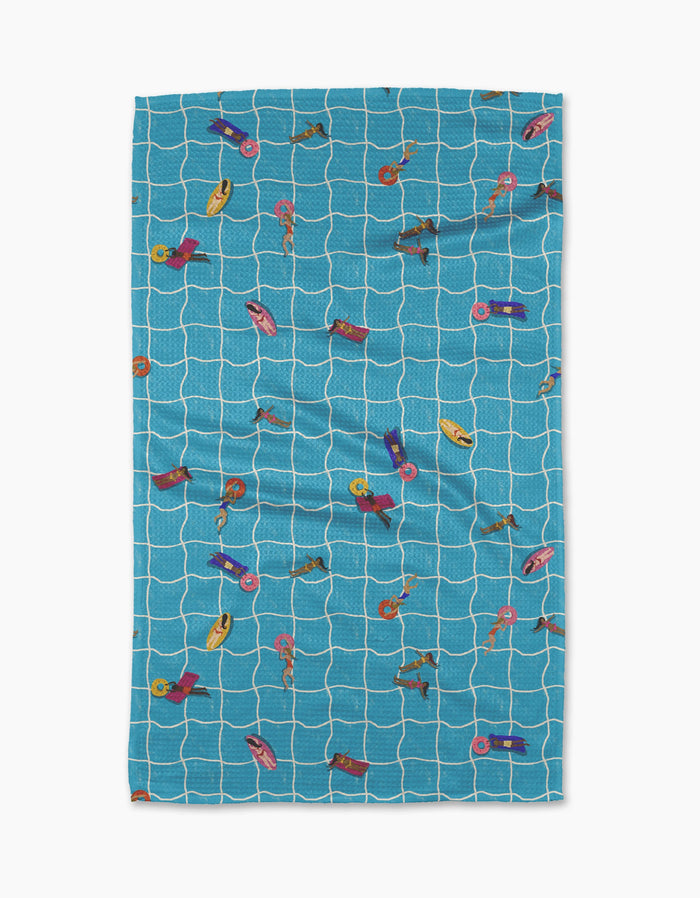 Kitchen Tea Towel - At The Pool