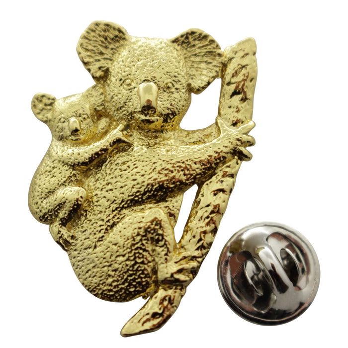 Koala Pin ~ 24K Gold ~ Lapel Pin ~ 24K Gold Lapel Pin ~ Sarah's Treats & Treasures