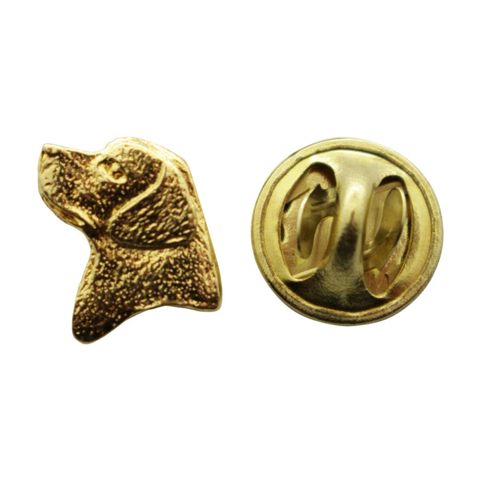 Lab or Labrador Head Mini Pin ~ 24K Gold ~ Miniature Lapel Pin ~ Sarah's Treats & Treasures