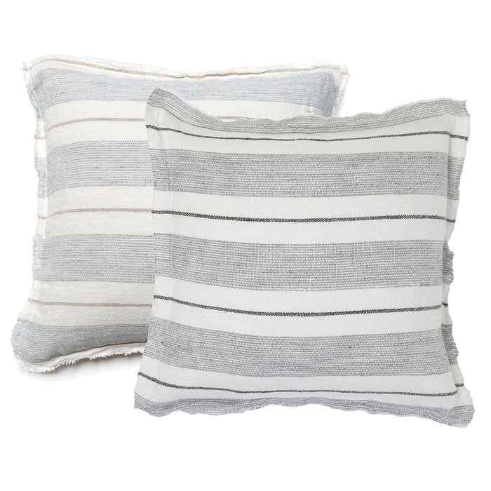 20" Pillow With Insert / Ocean/Natural