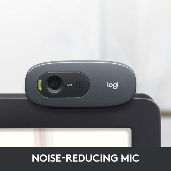 Logitech C270 HD Webcam HD 720p - Black - PakByte Computers