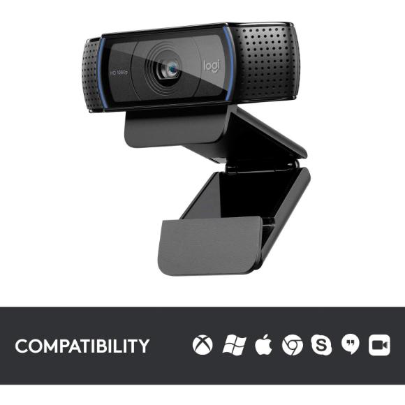 Logitech C920 Hd Pro Webcam Black - PakByte Computers