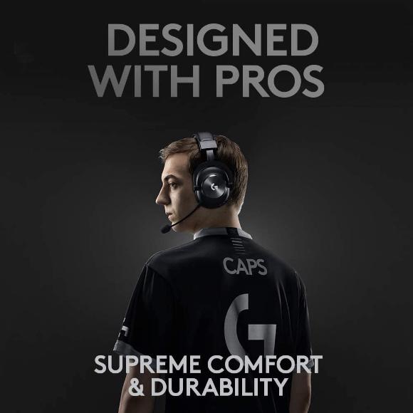 Logitech G PRO X Wireless Lightspeed Gaming Headset with Blue VO!CE Mic Filter Tech, DTS Headphone:X 2.0 Surround Sound - PakByte Computers