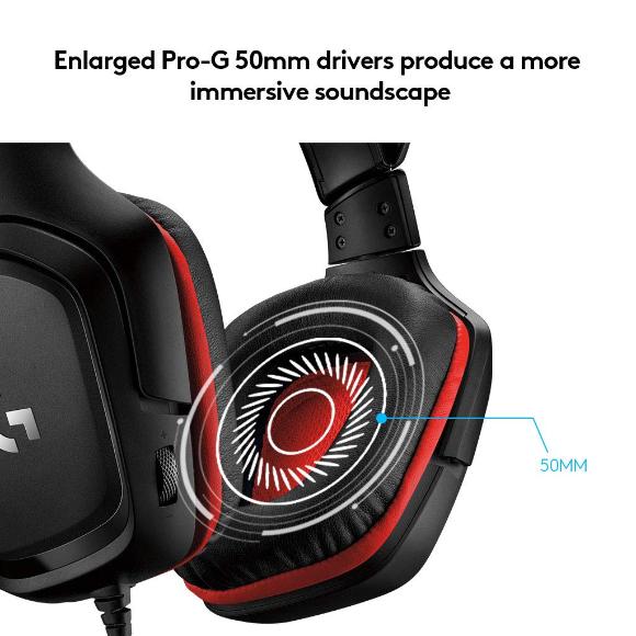 Logitech G331 Wired Gaming Headset - PakByte Computers