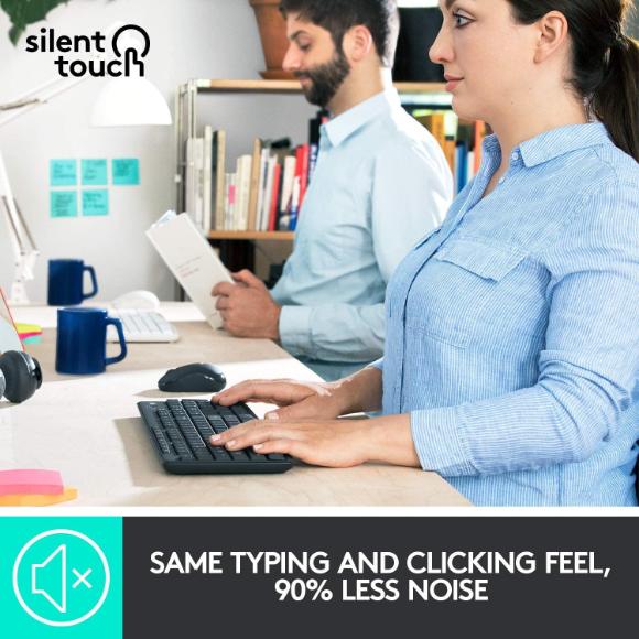 Logitech MK295 Wireless Mouse & Keyboard Combo with SilentTouch Technology - PakByte Computers