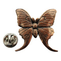 Luna Moth Pin ~ Antiqued Copper ~ Lapel Pin ~ Sarah's Treats & Treasures