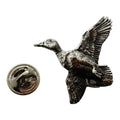 Mallard Flying Pin ~ Antiqued Pewter ~ Lapel Pin ~ Sarah's Treats & Treasures