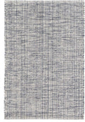 Marled Woven Cotton Rug - Indigo