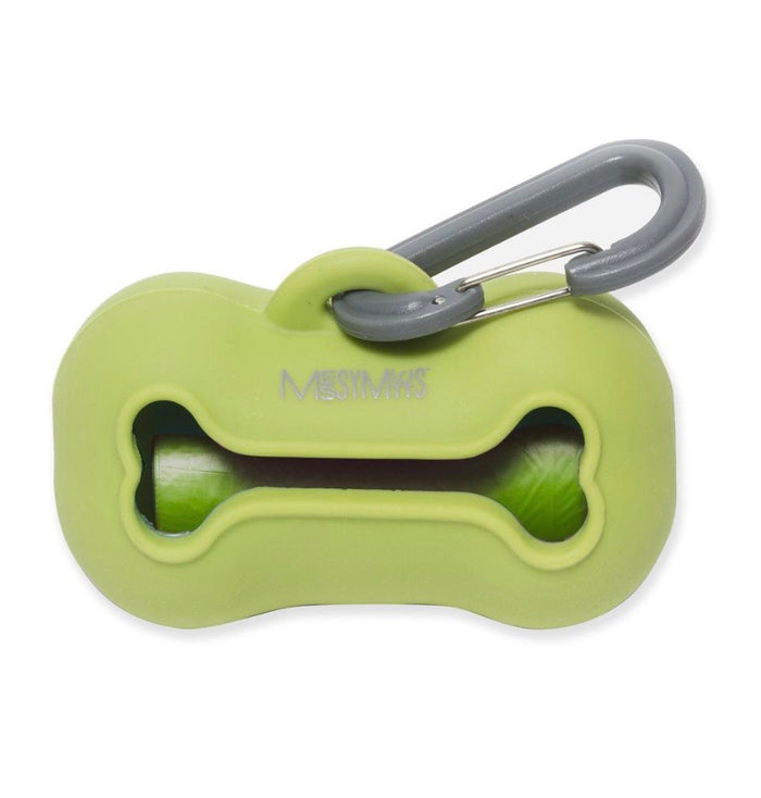 Messy Mutts Poop Bag Dispenser Lime