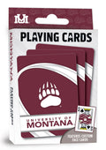 #MTU3100 University of Montana Grizzlies Playing Cards
