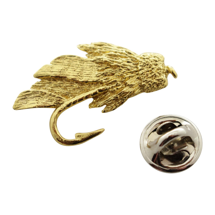 Muddler Minnow Pin ~ 24K Gold ~ Lapel Pin ~ 24K Gold Lapel Pin ~ Sarah's Treats & Treasures