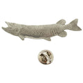 Muskellunge Pin ~ Antiqued Pewter ~ Lapel Pin ~ Sarah's Treats & Treasures