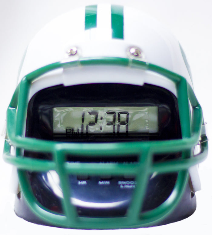 New York Jets helmet alarm clock - Sports Nut Emporium