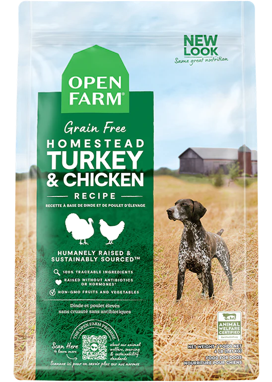 Open Farm Grain Free Dry Dog Food TURKEY & CHICKEN