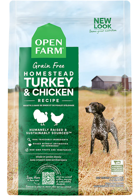 Open Farm Grain Free Dry Dog Food TURKEY & CHICKEN