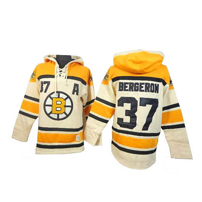 Patrice Bergeron Boston Bruins Pullover Hoodie - Sports Nut Emporium