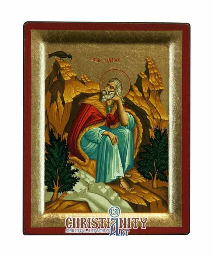Prophet Elias (Engraved icon - S Series)-Christianity Art