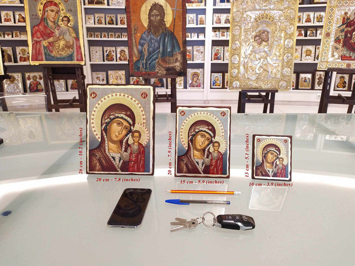 Sacred Heart of Jesus Christ (Aged icon - SW Series)-Christianity Art