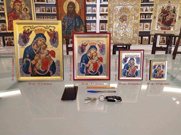 Saint Daria (Engraved icon - S Series)-Christianity Art