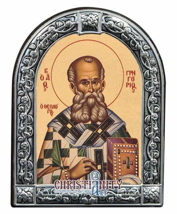 Saint Gregorios (Metallic icon - MC Series)-Christianity Art