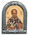 Saint Gregorios (Metallic icon - MC Series)-Christianity Art