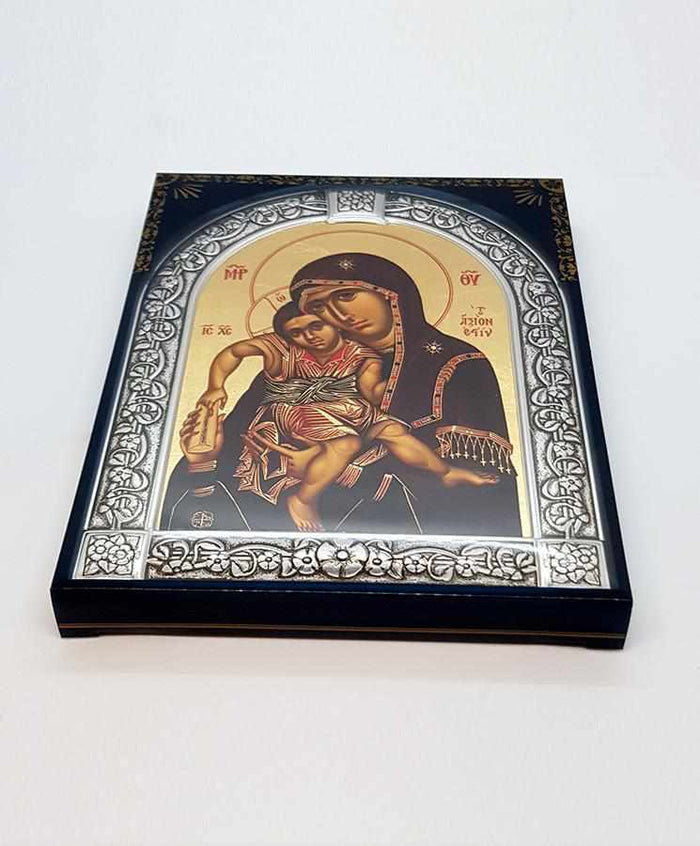 Saint John the Baptist (Metallic icon - MC Series)-Christianity Art