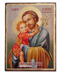 Saint Joseph (Aged icon - SW Series)-Christianity Art