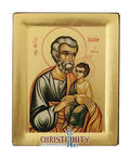 Saint Joseph (Engraved icon - S Series)-Christianity Art