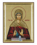 Saint Marina (Engraved icon - S Series)-Christianity Art