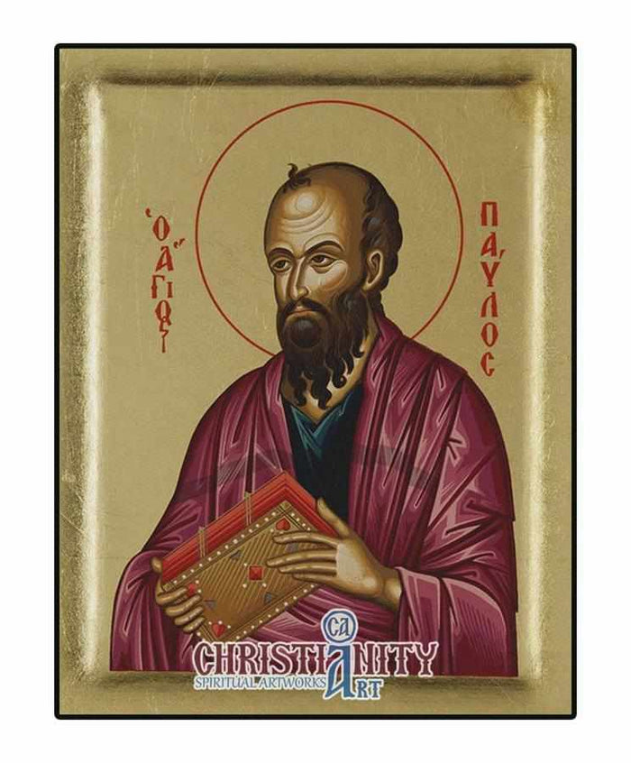 Saint Paul (Engraved icon - S Series)-Christianity Art