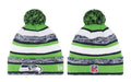 Seattle Seahawks NFL Stitched Knit  winter Beanie 038 - Sports Nut Emporium