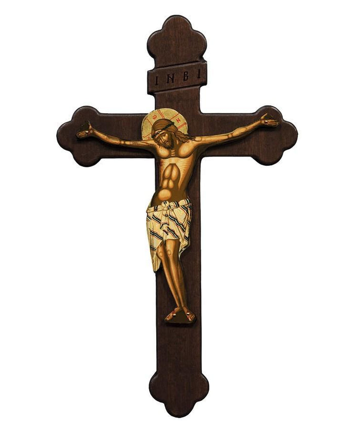 Set of 2 – Wooden Holy Cross & Mount Athos Prayer Rope