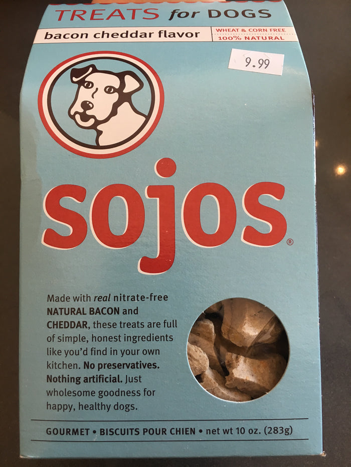 Sojos TREATS Bacon Cheddar 10 oz