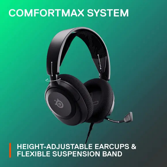 SteelSeries Arctis Nova 1 Multi-System Gaming Headset - Black - PakByte Computers