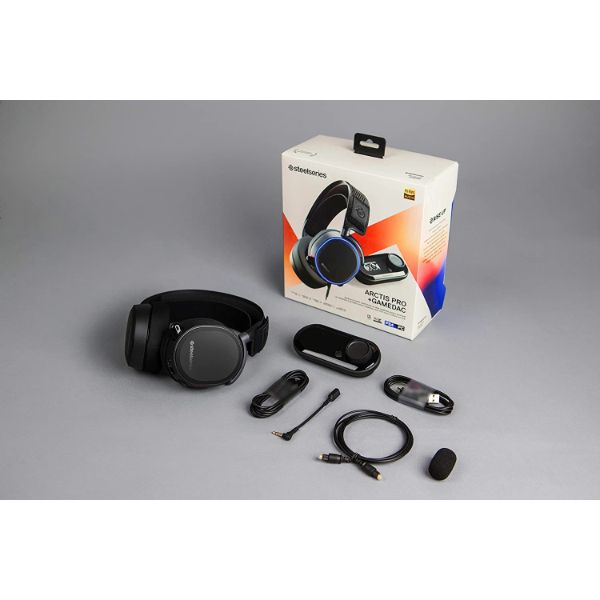 SteelSeries Arctis Pro + GameDAC Wired Gaming Headset - for PS4 and PC - Black - PakByte Computers