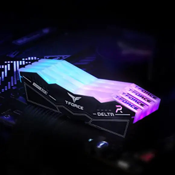 T-Force Delta RGB DDR5 5600 MHZ 32GB (16x2) Desktop Memory - Black - PakByte Computers