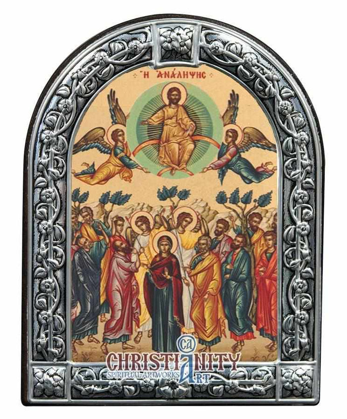 The Ascension (Metallic icon - MC Series)-Christianity Art