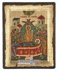 The Assumption (Engraved old - looking icon - S-EW Series)-Christianity Art