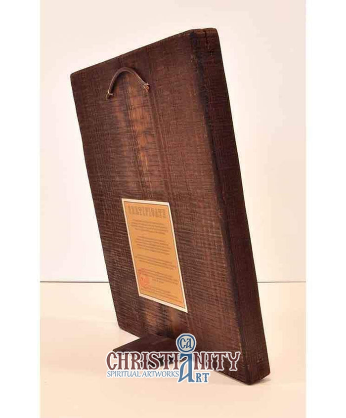 The Miracle of Agios Nicolaos (Engraved old - looking icon - S-EW Series)-Christianity Art