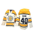 Tuukka Rask Men's Boston Bruins Cream NHL Jersey -  Sawyer Hooded Sweatshirt - Sports Nut Emporium