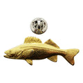Walleye Pin ~ 24K Gold ~ Lapel Pin ~ 24K Gold Lapel Pin ~ Sarah's Treats & Treasures