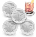 White Scallop Coaster