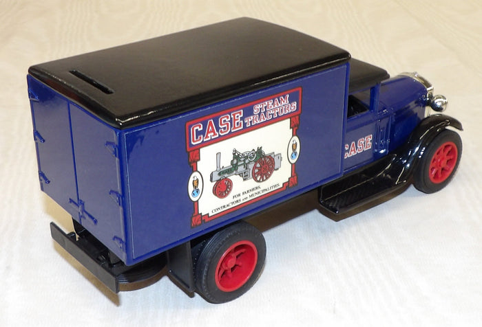 #ZSM734 1/34 Case Steam Tractors 1931 International Freight Truck Bank