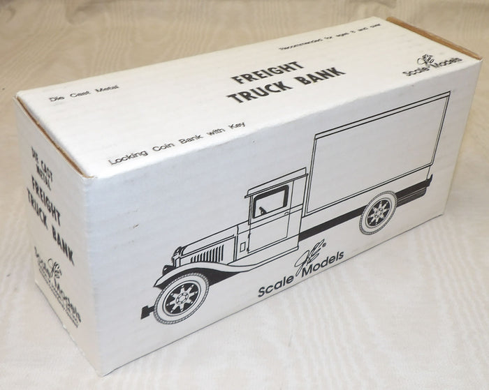 #ZSM734 1/34 Case Steam Tractors 1931 International Freight Truck Bank